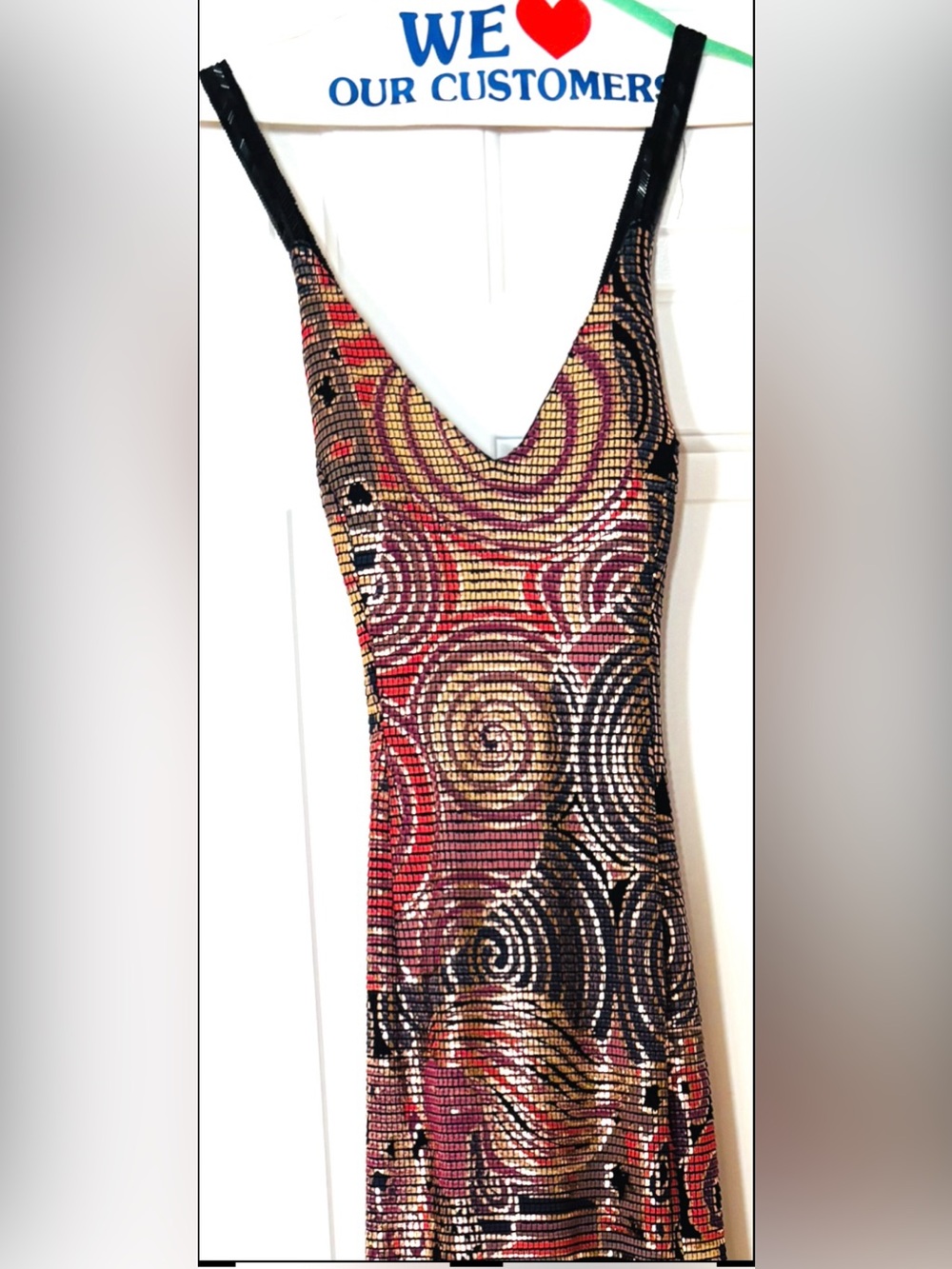 Made in Italy elegant gown with jacket - cross cross back straps - worn once -
